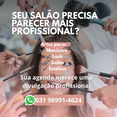 Artes profissionais para salão de beleza, manicure, estética e lash designer