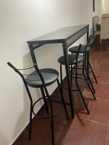 Vendo Mesa Bancada Gourmet Estilo Industrial Alta Aparador Vintage