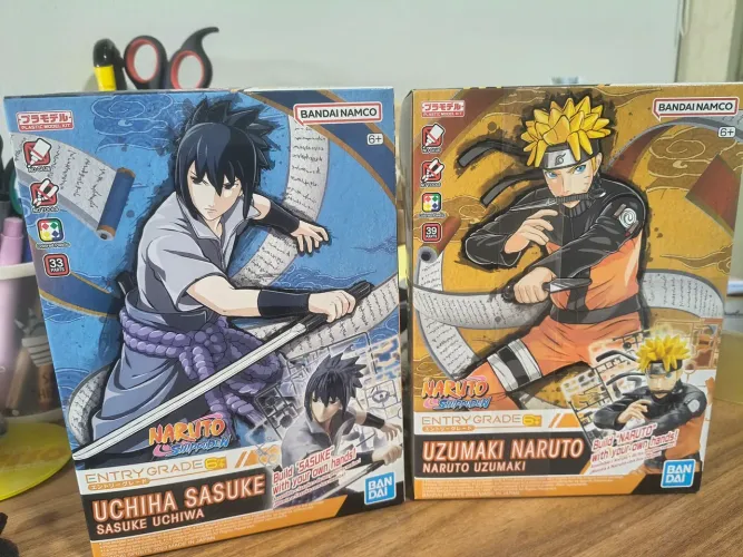 Naruto e/ou Sasuke - Entry Grade - Bandai Namco - Novo ?
