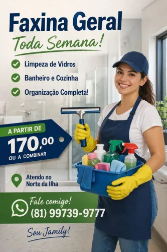 Faxineira diarista 
