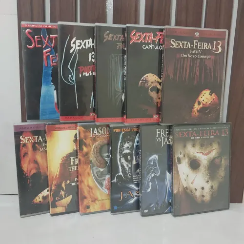 Sexta feira 13 - Super Coleção em DVD - Terror Slasher - *(Ler Descrição)*