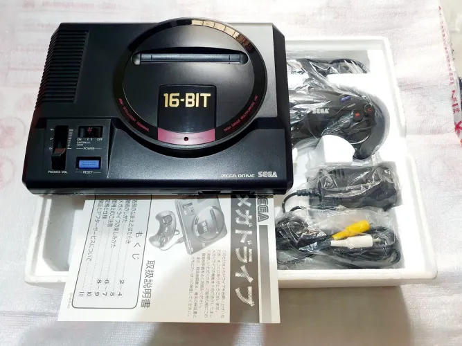 VENDIDO * MEGA DRIVE JAPONÊS NOVO NA CAIXA SEM USO PRIMEIRA VERSÃO RARA DE COLECIONADOR