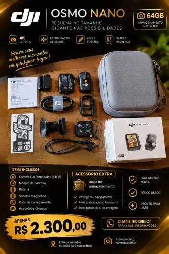Camera osmo nano nova