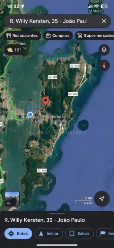 Conjunto de 4 terrenos com construções no João Paulo, Florianópolis
