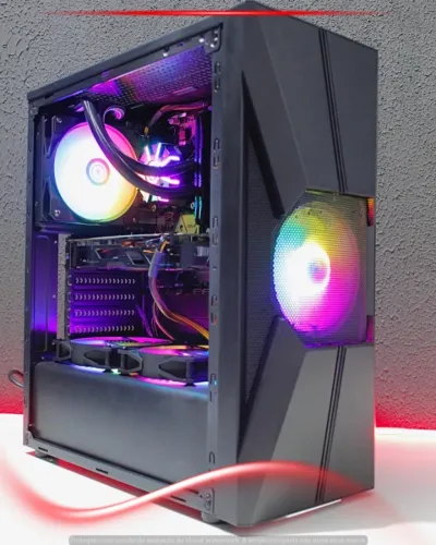 PC Gamer i7 8700, 16GB RAM, SSD 480GB, RX 570 4GB, Gabinete, Fonte 600W