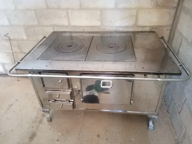 Fogão a lenha em Inox