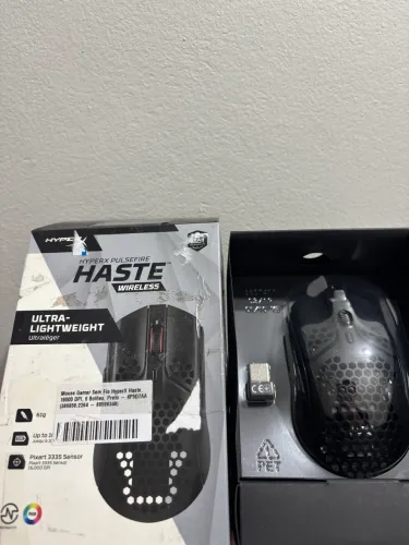 Mouse Gamer HyperX Pulsefire Haste Wireless - 4P5D7AA