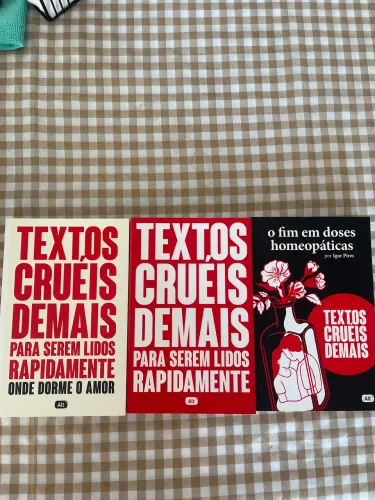 Trilogia Textos Cruéis Demais