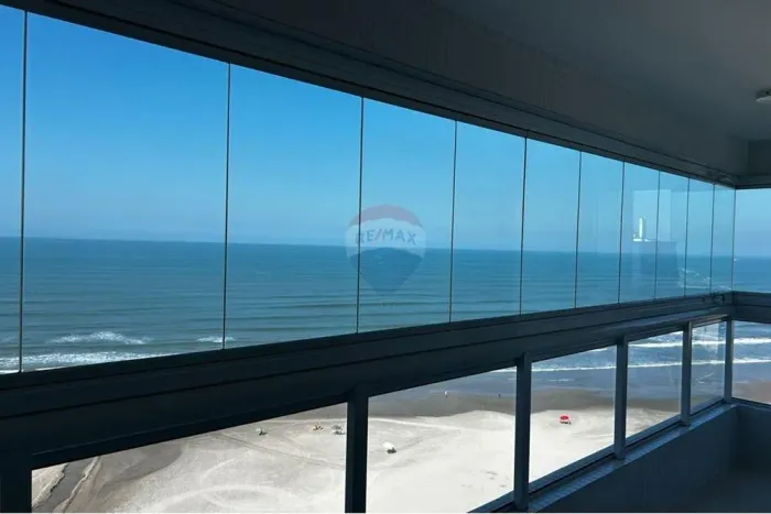 Apartamento 3 Dormitórios sendo 3 suítes frente mar vista mar em Praia Grande