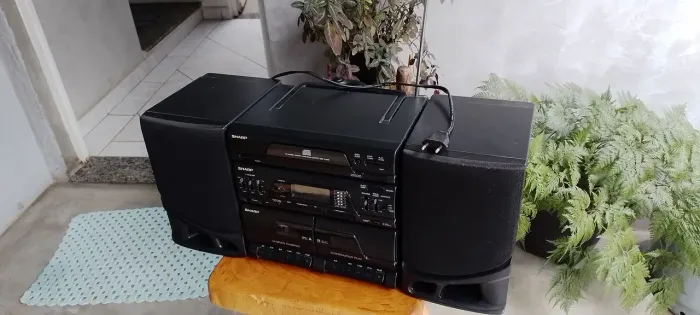 Aparelho sharp radio cd tape