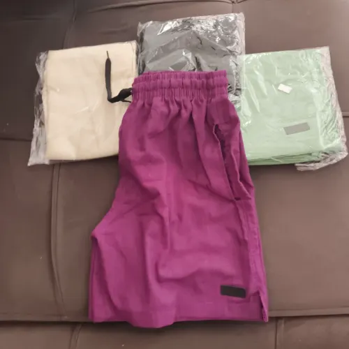 Kit 4 Bermudas de linho 