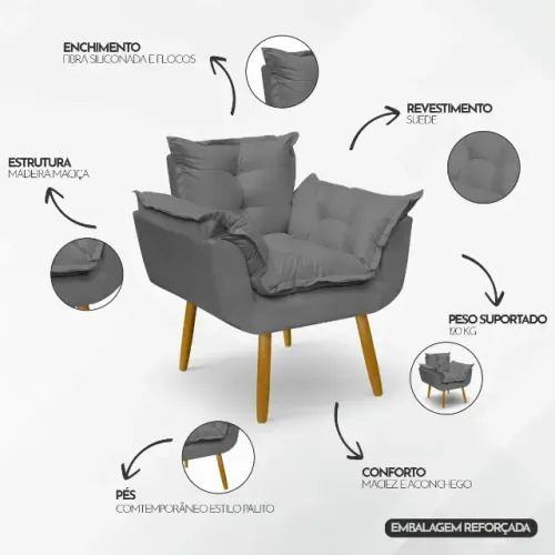 Poltrona Pérola para Decoração