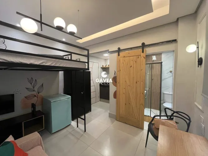 Apartamento para aluguel no Centro em São Vicente.