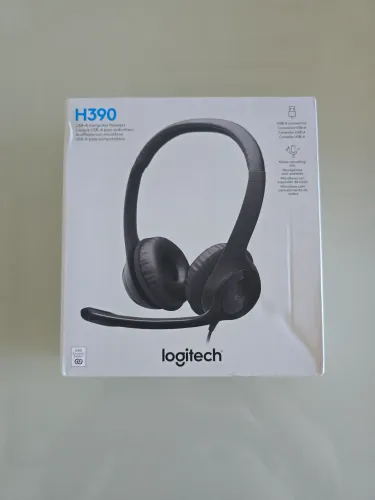 Fone Headset Logitech H390 - Novo