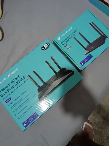 2 roteadores TP LINK Wi-Fi 6