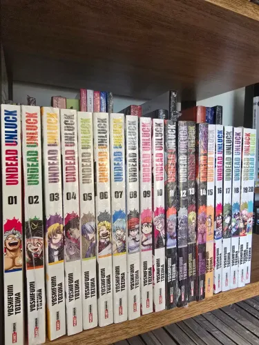Coleção Mangá Undead Unluck 1 ao 20
