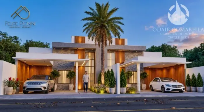 Casa na Planta / 1 Suíte + 2 quartos (UNOPAR - Jardim Tocantins - Toledo-PR)