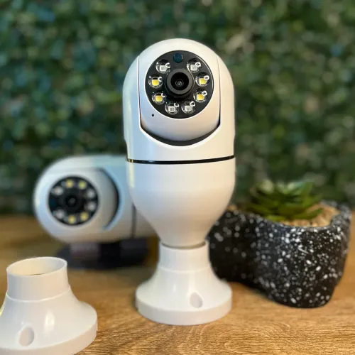 Câmera 360 Wifi Câmera de segurança Bocal