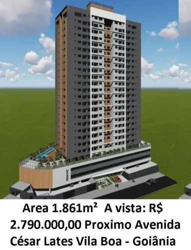 Leia a descrição: Area 1.861m² (Proximo Avenida César Lates) Vila Boa