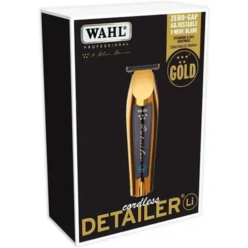 Maquina De Acabamento Wahl Cordless Li Gold Cabelo