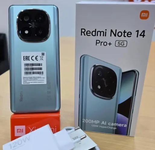 Celular Xiaomi Redmi Note 14 Pro PLUS 12Gb 256Gb Azul Novo