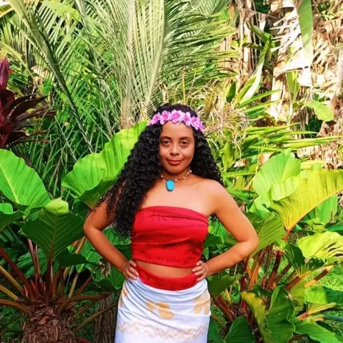 Moana Personagem Vivo 