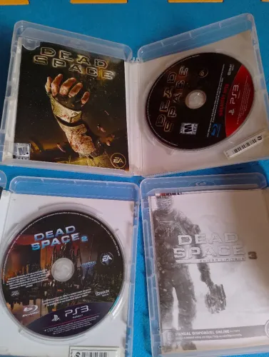 Dead Space 1 2 e 3 ps3 otimos trilogia