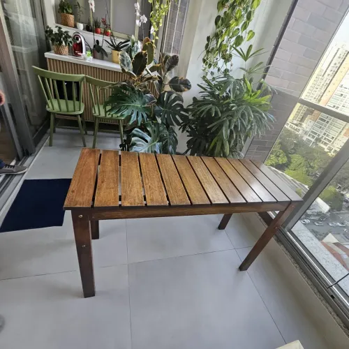 Mesa retangular madeira