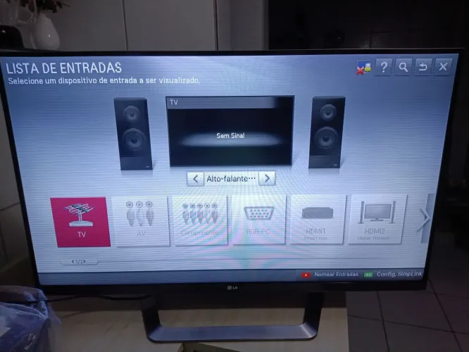 TV LG 47" Polegadas 3D