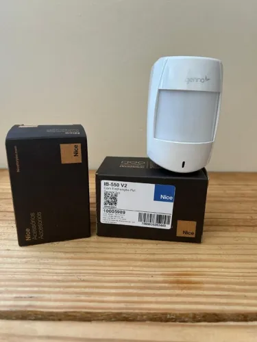 Sensor de Presença Nice Genno IB-550 V2 - Com Função Pet (Antidisparo)