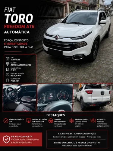 Fiat Toro Freedom 1.8 16V Flex Aut. 2018
