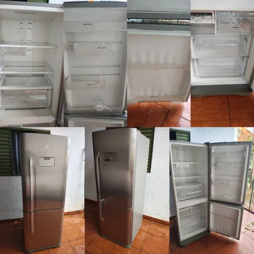 Geladeira Electrolux Inverse Inox - Painel Digital - Frost Free