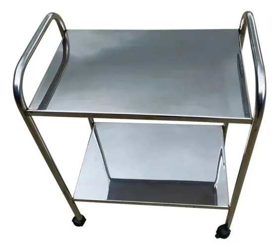 Oportunidade Única! Carrinho Auxiliar Multifuncional NOVO - Inox Profissional