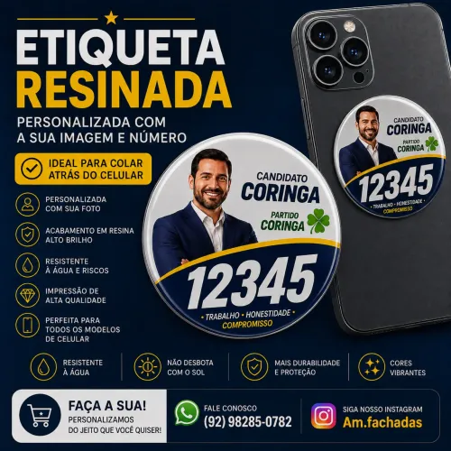 Etiqueta resinada politic4
