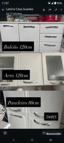  Balcão para conzinha