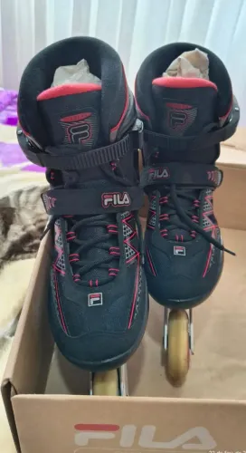 PATINS ROLLER ADULTO MARCA FILA COR VERMELHO