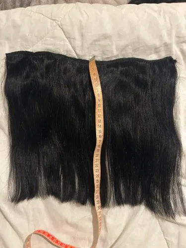 Cabelo Humano indiano tecido 32cm - 101g - 3 telas