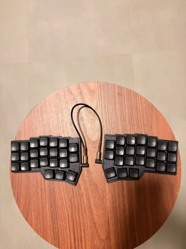 Teclado Mecânico Corne 40% Split Low Profile VIAL Hot-Swap