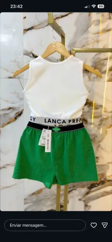 Short lança perfume