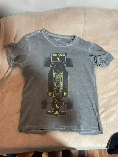 Camiseta Cinza Reserva Senna infantil