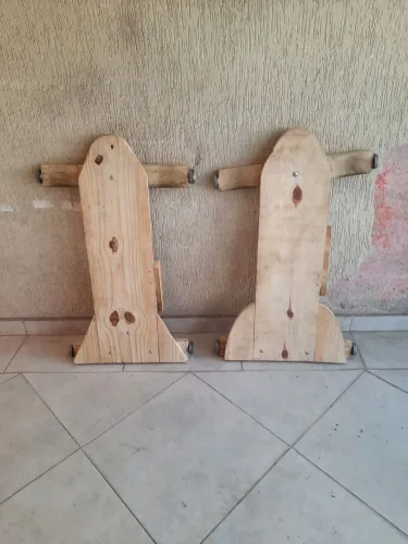 2 carrinhos de rolimã
