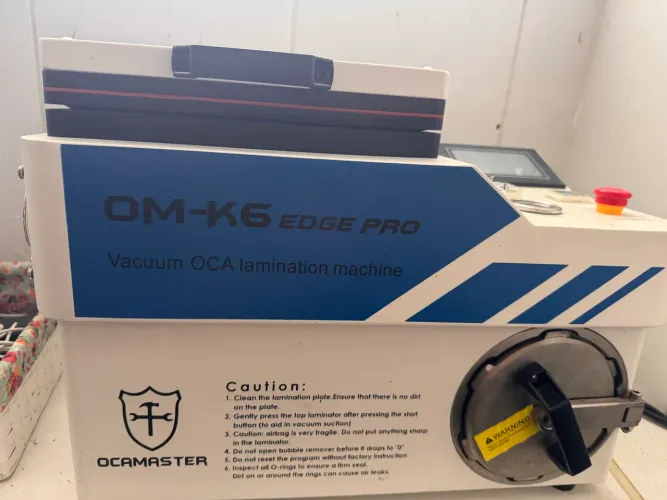 Maquina tira bolhas e laminadora ocamaster