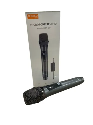 MICROFONE SEM FIO MCF-51F Profissional