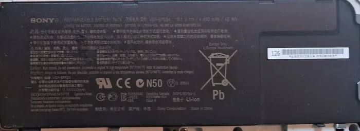 bateria para LAPTOP SONY VGP-BPS24