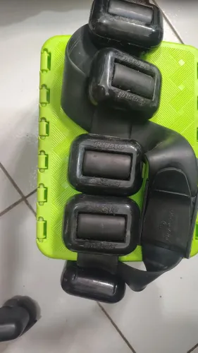 Cinto de Borracha DiveCom Para Mergulho + 05 Lastros Chumbo 1kg Emborrachado