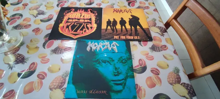 LPs / Disco de Vinil da banda Korzus, originais. Brasil / Thrash Metal / Rock / Sepultura