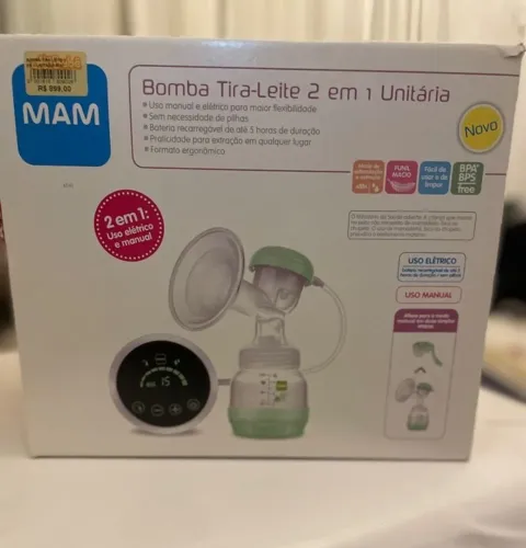 bomba tira-leite 2 em 1 mam - unitária
