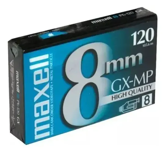Kit 2 fitas Cassete lacradas Maxell de 8mm pra filmadora