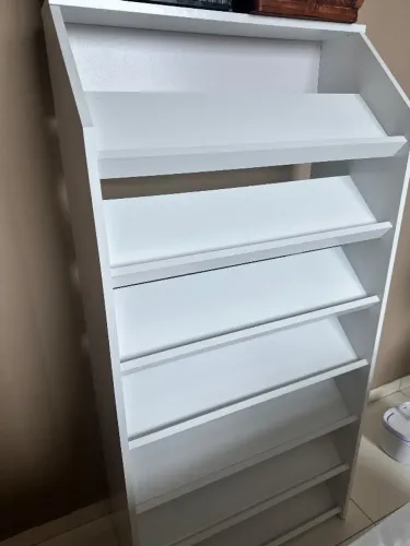 Sapateira vertical branca