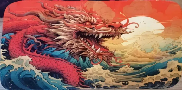 MOUSE PAD DRAGÃO 70X35